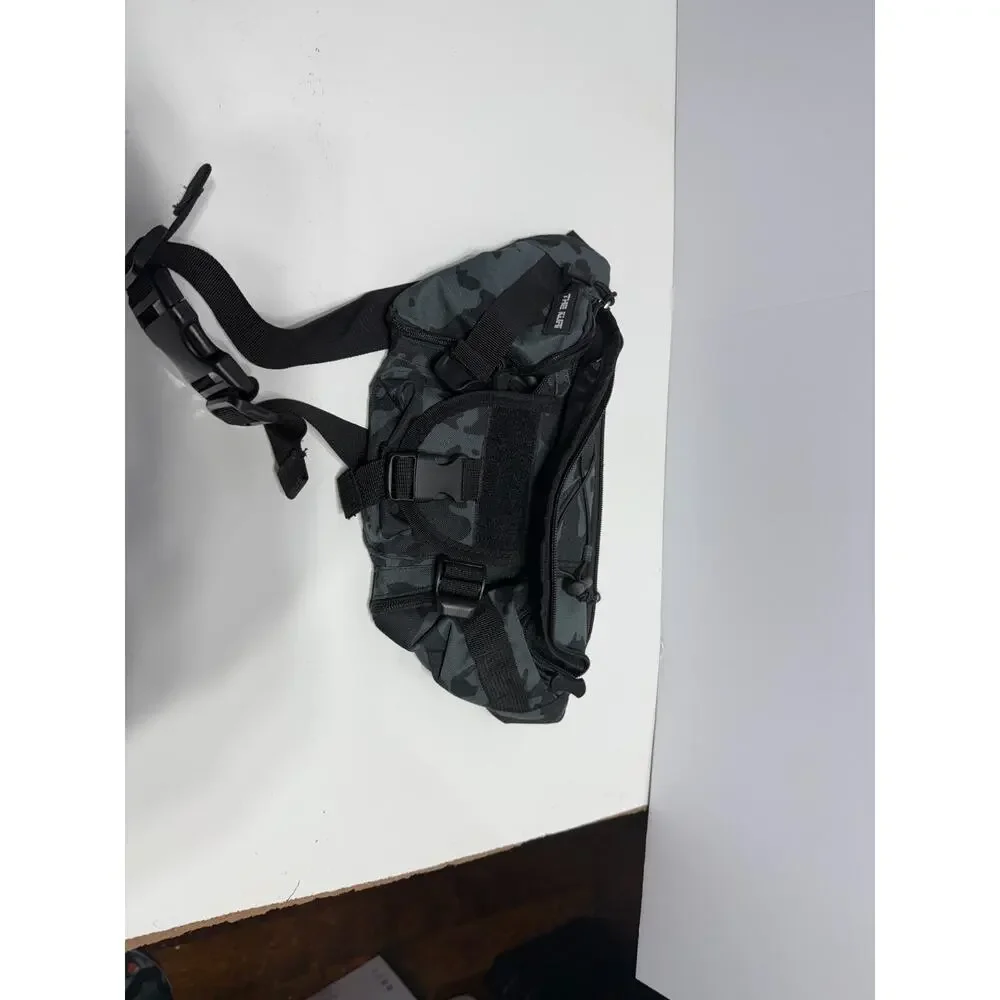 KUAI Tactical‎ Sling Bag - Black Camo Chest Pack, Multi-Compartment